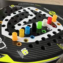 Padel Racket Dampeners , Eight-Pack, Durable Rubber , Enhanced Vibration Control