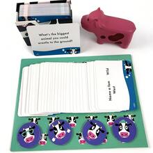 Cow-Themed Adult Party Game (18x14cm) - Interactive Group Game For 4-20 Players - Ideal For Adult Game Nights, Large Gatherings & Lighthearted Social Fun (Novelty Cow Toy Component, Engaging Multi-Player Entertainment For Mature Groups)