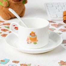 6pcs Happy Capybara Journal Stickers, Cartoon Journal DIY Material - DIY Craft Decoration, Suitable For Phones And Accessories, Fun Design Self-Adhesive Stickers, Easy To Use, Durable Stickers, Small Tool Accessories, Decorations Suitable For Scrapbooks, Journals, Planners, Phone And Tablet Decorations, Easy-To-Tear And Easy-To-Stick Stickers, Ideal For Decorating Various Items, Sticker, Seal, Sticker Book, Squeeze - Multicolor - View 9