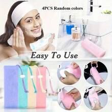 4-Piece Soap Foaming Net - Thickened Mesh Soap Bag, Gentle Exfoliating, Breathable, Quick-Drying, Anti-Mold, Travel, Bath And Beauty Accessory, Multi-Functional Cleansing Wonder - Mixed Colors / 4pcs - View 11