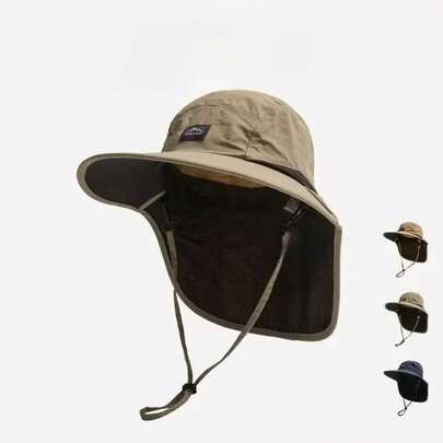 ¡Gran! Gorro de pescador de otoño Unisex resistente al viento y de secado rápido con protección anti-para pesca, senderismo, Camping al aire libre RVPV