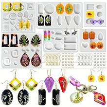86pcs Earring Pendant Silicone Mold Set Earrings Molds With Varieties Of Shapes And Sizes, Resin Jewelry Making Kit, Stud Dangle Drop Earrings Resin Molds With Hole - 86Pcs/Set - View 7