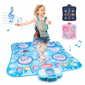 Children Music Play Mat, Large Electronic Dancing Mat With 9 Levels Difficulty, Educational Toys For Kids Single Players Music Challenge Game, Sport Toys, Gifts For Girls Boys