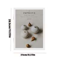 1pc Minimalist English Magazine Photo Shooting Backdrop, Home Decor Prop For Photography, Studio, Rental House - Multicolor - View 3