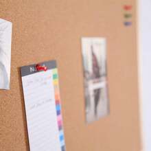 Bakaji 公告板軟木板面板長方形帶木框家居裝飾家具現代設計牆面復古（40x30x1.6） - 40x30x1.6厘米 - 查看 3