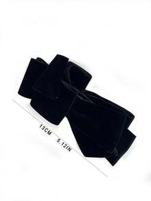 High-End Melad Suede Multi-Layer Bow Banana Clip 2025 Autumn Winter Ponytail Vertical Clip Twist Clip, Claw Clips, Hair Slide, Hair Barrettes, Head Accessories, Hair Accessories For Women - Multicolor - View 9