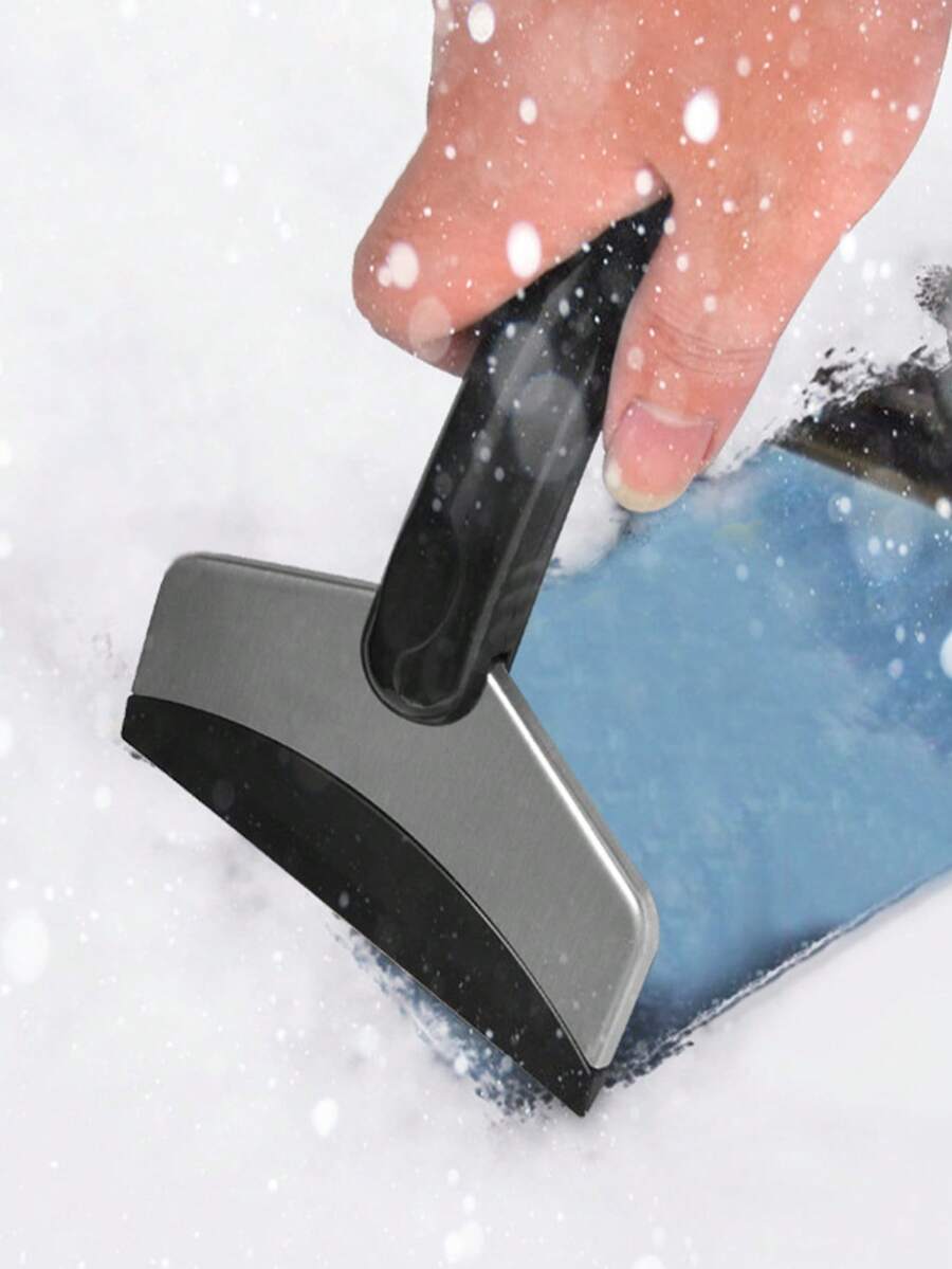 1pc Car Snow Shovel, Windshield Ice Scraper Tool, Winter Snow Removal Scraper