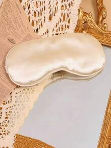 1 pieza/2 piezas Máscara para dormir que bloquea la luz, máscara de ojos de seda de imitación de doble cara, máscara de ojos transpirable de varios colores con banda elástica envuelta, máscara de ojos suave y cómoda como regalo - Multicolor - Ver 7