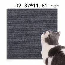 2Pcs Cat Scratch Board Furniture Protector, 11.81/17.75*39.37inch Cat Scratch Mat For Couch Furniture And Wall Protector, Trimmable Self-Adhesive DIY Climbing Cats Scratcher Couch Protector - M - View 13