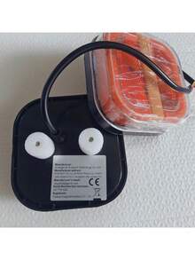 2pcs Pickup Truck Square Flow Light, Red And Yellow Vehicle Hamburger Light, White Truck Rear Light, LED Flow Trailer Light, 12V-24V Lights For Pickup, Campers And RV