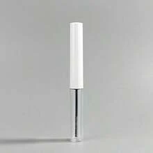 1/6pcs Eyelash Mascara Bottle, Glossy White Cap With Clear Bottle, 5ml Fine Lash Brush, Empty Container For Eyelash Serum, Lash Glue, DIY Series, Comes With Small Funnel - White - View 7