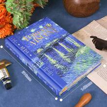 Van Gogh A5 Blank Pages Hardcover Notebook – Vintage Artistic Journal With Painted Edges, Decorative Thick Cover, Unlined Interior For Writing, Drawing, Gifting, Collectible - A5 - View 2