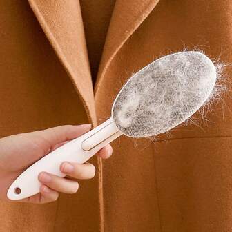 1个衣物除毛刷，可旋转刷头，衣物除毛球，猫毛去除刷，神奇除毛工具，床单衣物除毛球静电刷