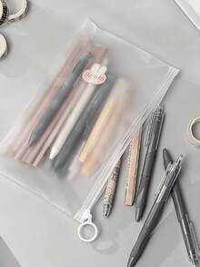 Túi khóa kéo vòng mờ trong suốt Túi đựng đồ trang điểm Hộp đựng đồ trang sức Túi đựng đồ tự dán có khóa kéo Túi đựng đồ phân loại Túi đựng đồ vệ sinh cá nhân Thích hợp đựng đồ lót Quần áo Mỹ phẩm Đồ dùng vệ sinh cá nhân Văn phòng phẩm Túi đựng đồ du lịch Đồ trang trí nhà cửa Đồ trang trí phòng tắm và phụ kiện Tổ chức và lưu trữ Đồ trang trí Lễ Tạ ơn Đồ gia dụng Đồ dùng thiết yếu trong nhà Đồ dùng thiết yếu khi đi du lịch - Nhiều màu - Xem 10