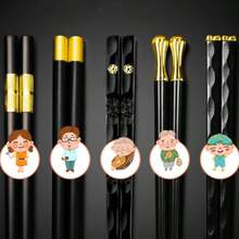 Bộ đồ ăn cao cấp tái sử dụng kiểu Nhật 10 món/6 món, bao gồm đũa ăn sushi, được làm từ chất liệu sợi thủy tinh polymer cao cấp, thích hợp làm quà tặng ngày lễ, đũa thép không gỉ thanh lịch có thể tái sử dụng cho ẩm thực Nhật Bản, Trung Quốc và Hàn Quốc. - Nhiều màu - Xem 2