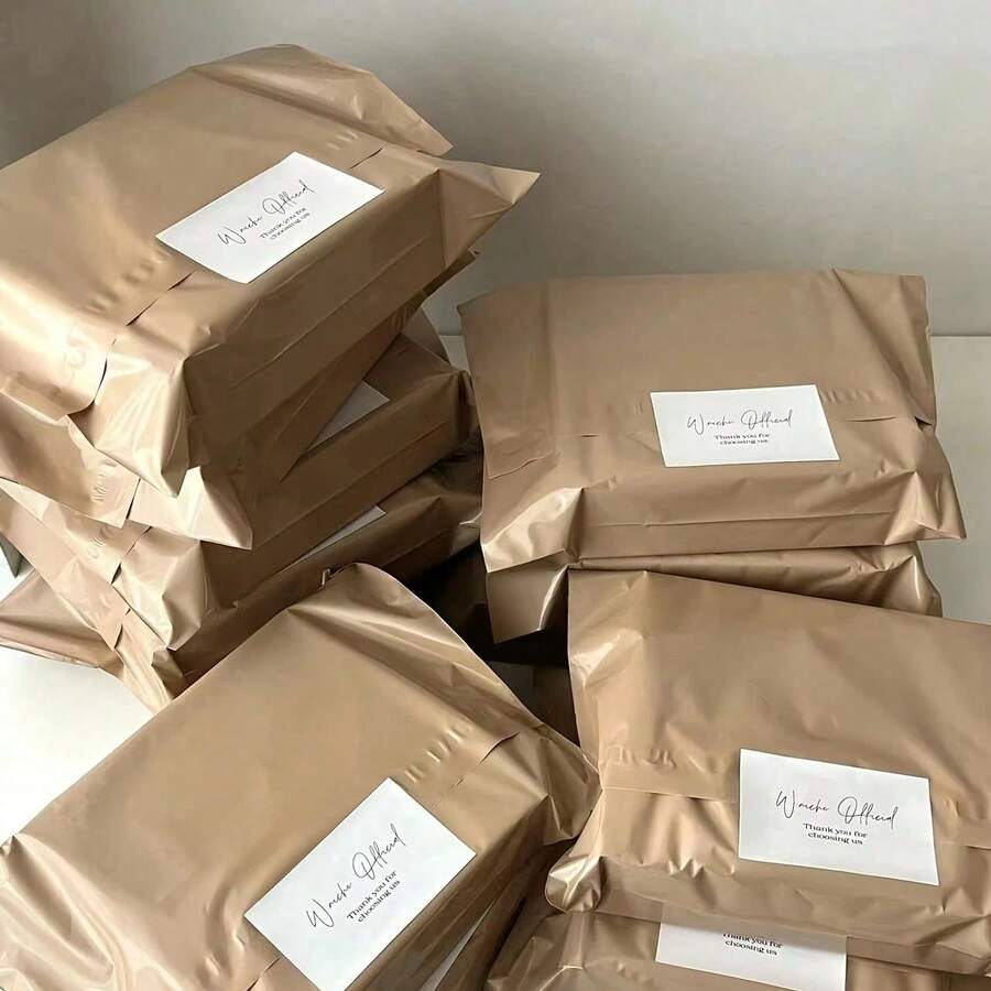 10/20/25/30/50/100pcs Self-Adhesive Plastic Mailing Envelopes, Polyethylene Shipping Mailer Bags, Suitable For Delivery
