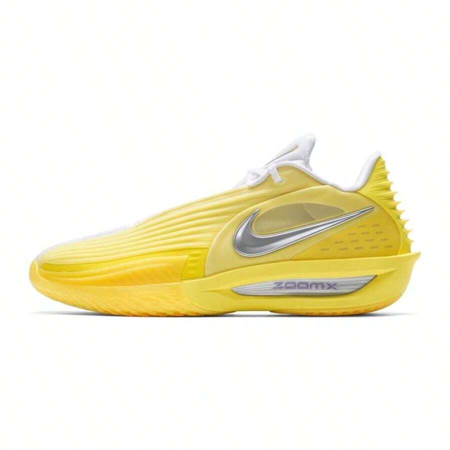 Nike Giày bóng rổ G.T. CUT 3 TURBO EP, giày thể thao chạy bộ nhẹ, giảm sốc dành cho nam HV9919 - Tím/Vàng nhạt/Trắng - Xem 1