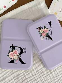 Gương trang điểm mini gấp gọn màu tím, chữ cái đầu màu đen, họa tiết hoa màu hồng, gương trang điểm chữ cái A-Z có giá đỡ, gương du lịch màu tím, sản phẩm làm đẹp, gương trang điểm để bàn, gương hình chữ nhật để bàn nhỏ gọn, gương trang điểm tối giản nhỏ gọn, gương trang điểm du lịch xách tay làm quà tặng cho phụ nữ - Món quà tuyệt vời nhất cho giáo viên, mùa tựu trường, đồ dùng ký túc xá, món quà hoàn hảo, quà tặng Giáng sinh, quà tặng Halloween - Nhiều màu - Xem 8