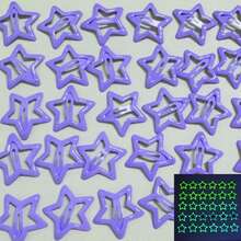 10 chiếc kẹp tóc cơ bản thời trang dành cho nữ với họa tiết ngôi sao màu hồng, phù hợp sử dụng hàng ngày, phụ kiện màu hồng, kẹp tóc, kẹp cài tóc, đồ dùng học tập, phụ kiện tóc, vẻ quyến rũ năm mới, phụ kiện đội đầu, ghim cài tóc - Màu Hồng Tươi - Xem 8