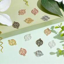 20pcs DIY Tree Of Life Branch And Leaf Decoration Small Pendant Connector Vintage Alloy Branch And Leaf Charm Links For DIY Jewelry Making - Multicolor - View 5