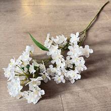 1pc Artificial Lilac Flower Stem, Flexible Stem With Vibrant Realistic Color, Suitable For Living Room, Office, Bedroom Decor, Spring, Christmas, Mother's Day, Thanksgiving Decoration - Multicolor - View 8