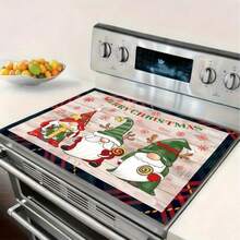 1pc Silica Gel Stovetop Cover, Suitable For Electric Stove, Cooktop, Dish Drying Mat, Quick Dry Mat, Kitchen Drainage Mat, And Kitchen Christmas Decor - Multicolor - View 9