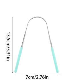 3pcs/Set, Adult U-Shaped Tongue Scraper, 1pc Stainless Steel Tongue Cleaner, Reduce Halitosis, Unisex Hygiene Product, Oral Care Tool, Suitable For Living Room, Home, Bedroom, Bathroom, Home Goods, Travel, Wedding, Queue, Birthday, Men's Gift, Parents, Friends, New Year Gift, Accessories, Fun Gift (Multi-Piece Set, Random Color) - Multicolor - View 4