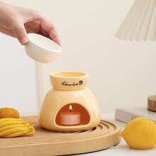 1个巧克力融化锅，陶瓷家用套装，奶茶炉加热，迷你瑞士奶酪，奶酪火锅炉。 - 彩色 - 查看 3