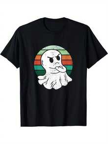 Spooky Halloween T-Shirt - Black - View 1