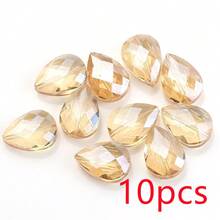 10颗/包 13*18mm 长方形麻将玻璃珠,DIY珠宝配件,带孔珠,可用于制作阳光捕手、项链、耳环、吊坠、手机钥匙链和汽车钥匙链 - 13*18mm長方形(10pcs) - 查看 46