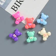 5pcs/10pcs/12pcs Bear Shaped Shoe Charms, Available In Solid Color And Transparent Resin Material. Cute And Practical, Can Decorate Clogs, Sandals, Beach Bags, Suitable For Men And Women. Ideal Gift For Valentine's Day Or Birthday., Shoe, Spring Summer Picks, Brides Maid Gifts, Room, Bedroom Decor, Bedroom Decor, Beach, Travel, For Men, For Women, Vacation,Women's Day,Travel Essentials,Wedding Favours,Y2k,Bedroom,Car Accessories Women,Kitchen Decor - Multicolor - View 12