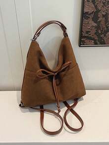 Women Tote Bags - 棕色 - 查看 7