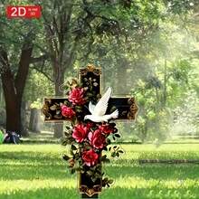 ديكور حديقة على طراز البوهيمي، ثلاثة طيور صغيرة، لوحة أكريليك، فن حديقة ذو موضوع حيواني متعدد الأغراض، لوحة عرض للأصص والحديقة مقاومة للمطر والخدش للاستخدام الخارجي