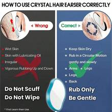 1P纳米晶体脱毛器、脱毛胶、男女通用脱毛橡皮擦、无痛脱毛、跳石式脱毛、全身脱毛、面部脱毛、理发器、理发器、护发用品、发袋、收纳盒、储物间、护发配件 - 彩色 - 查看 9