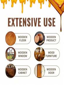 JUE FISH 80g/40g Natural Beeswax Furniture Polish - Polishes, Waterproofs, Scratch-Resistant, Wood Floor Care Beeswax. Natural Beeswax Deeply Nourishes Wood, Restores Luster And Natural Feel, Long-Lasting Shine And Effective Protection, Prevents Drying And Cracking, Moisture And Mildew Resistant, Cleans And Polishes - Multicolor - View 6