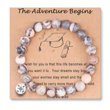 Elegant Black Beaded Bracelet, Cross Design, Creative Gift, Comes With Gift Card, Suitable For Son, Daughter, Father, Grandson, Mother, Best Mother's Day Gift - Multicolor 2 - View 18