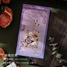 1pc Butterfly Metal Bookmark High Beauty Advanced Reading Page Clip, Art Student Gift Birthday Companion Gift, Teacher's Day Gift Business Companion Gift, Homecoming Season Gift, Graduation Gift - Multicolor - View 21