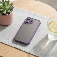 DECOPHONE Compatible With Apple 17, 17 Pro Max Phone Case, Van Shield Full Coverage PC And TPU Matte Anti-Drop Tactile Phone Case, Apple 17 Air Matte Anti-Drop Case, Pro Max Protective Case, Galaxy S25+/S24+/S25/S24/S25 Ultra/S24 FE/A56 5G/A55 5G/A36 5G/A35 5G/A26 5G/A16 5G/A16 4G/S25 - Purple - View 7