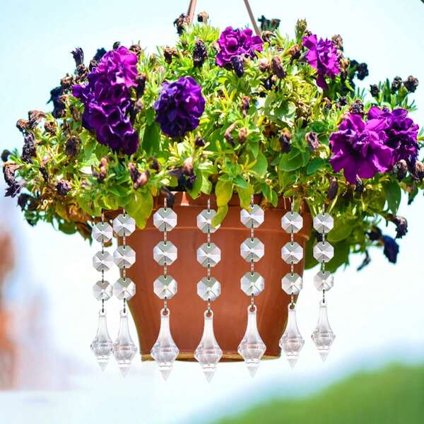 10/20/30 Pcs Ramadan Decoration Ramadan Decoration Wedding Decoration Event Party Centerpiece Decor Lantern Crystal Christmas Ornaments For Tree Decorations, Hanging Clear Acrylic Snowflake Ornaments For Christmas Tree Indoor Home Decor, Snow Flake Stars Winter Wonderland Party Supplies