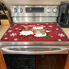 1pc Silica Gel Stovetop Cover, Suitable For Electric Stove, Cooktop, Dish Drying Mat, Quick Dry Mat, Kitchen Drainage Mat, And Kitchen Christmas Decor - Multicolor - View 7