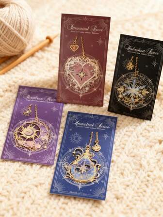 复古艺术金属书签，金色链条，是文学爱好者、作家、教师、教室和办公室装饰的理想礼物。