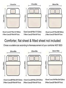 3pcs Bohemian Style Printed Duvet Cover Set, Featuring Symmetrical Paisley Pattern (Paisley) As The Main Design, Blending Floral And Geometric Patterns, Reflecting The Characteristics Of Multicultural Fusion, (1 Duvet Cover + 2 Pillow Shams, No Insert), Suitable For Bedroom And Guest Room Bedding Decoration - Multicolor - View 3