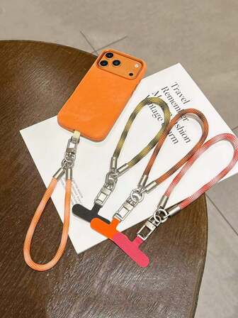 1 יחידות שרוך לרצועת יד פרימיום, כבל תלייה לטלפון, משטח לרצועת יד, רצועה למניעת אובדן מפתחות, משטח תליון חיצוני נגד נפילה הניתן להסרה, שרשרת לנרתיק טלפון, כבל תלייה למצלמה