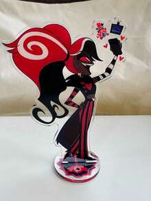 Édition spéciale de l'hôtel de l'enfer Anime : Panneau de caractère debout en acrylique de 15 cm, nouveau modèle, convient comme cadeau d'anniversaire ou de Noël - Multicolore - Voir 15