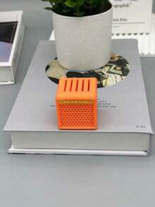 1pc Guitar Pick Holder (Multiple Colors Available), Does Not Include Picks, Minimalist High-End Decorative Style, Creative Music Accessory, Desktop Guitar Pick Storage Box, Suitable For 0.062 Inch And Thinner Picks, Game Accessory Storage Box, Durable Space-Saving Design - Multicolor - View 9