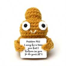 This Soft Handmade Crocheted Plush Doll Has A Comfortable Feel. You Can Squeeze Or "Shake" It To Relieve Stress. It Is Also A Fun Way To "Keep Going" - Great For Breaking The Routine And Entertaining Someone. - Multicolor - View 14