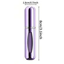 1 Packs Of Portable Refillable Mini Mist Spray Bottles, Travel Size Perfume Sprayer Set, 5ML Capacity, Ideal For On-The-Go Use, Compact - Màu Hồng Tươi - Xem 2
