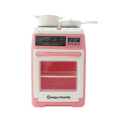 Horno con Parrilla De Cocina con Luz y Sonido Reales, Juguete de Simulación para Niñas Estufa con Horno