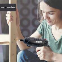 47pcs Mini Handheld Electric Screwdriver Set, 90° Rotatable Foldable Cordless Screwdriver, USB Rechargeable, Suitable For Simple Home Repair, Easy To Operate - Multicolor - View 5