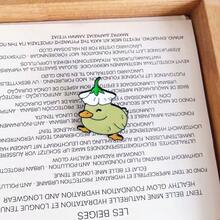 1pc Cute Mini Yellow Duck Brooch Decor - Yellow - View 1